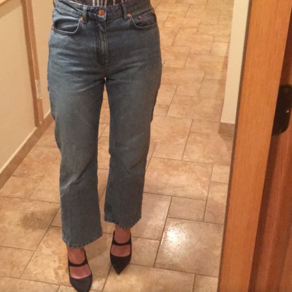 & Other Stories Flare Cropped Jeans